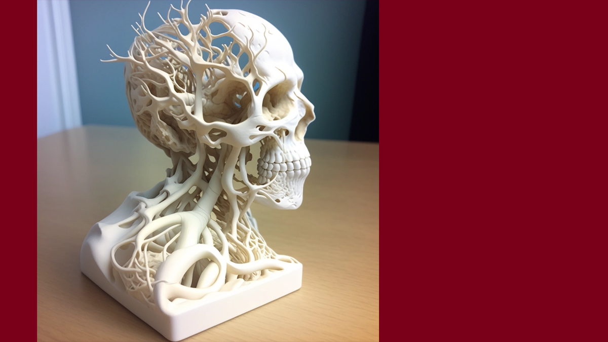 Medical 3D Printing AI Art by Yu-Hui Huang